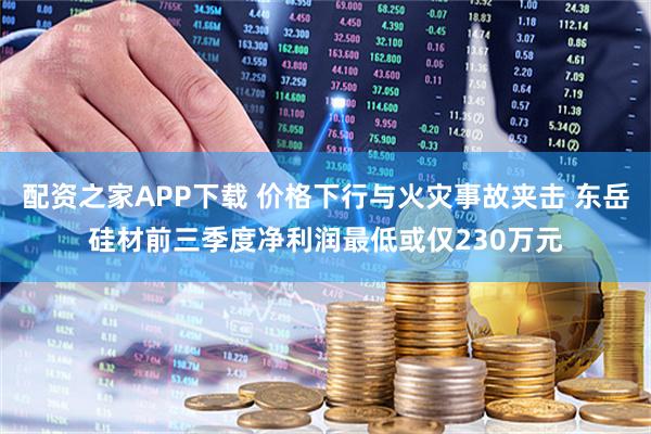配资之家APP下载 价格下行与火灾事故夹击 东岳硅材前三季度净利润最低或仅230万元