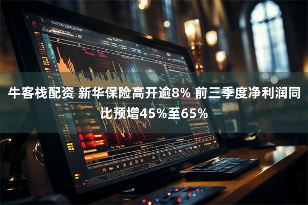 牛客栈配资 新华保险高开逾8% 前三季度净利润同比预增45%至65%