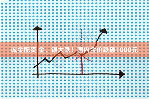 诚金配资 金、银大跌！国内金价跌破1000元